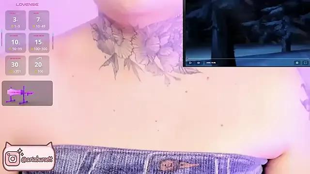 StripChat AriaBursett is Freechat AriaBursett — pussy  cream pie